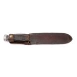 A WWII period US Gladstone Marble Fighting Knif,