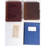 Two late 19th/early 20th century Carte de Visite albums,