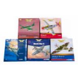 Corgi Aviation Archive, a boxed group of five 1/72nd scale aircraft,