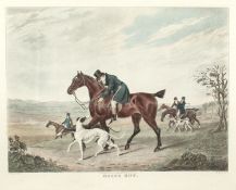 Charles Turner (1773-1857) after Richard Jones (1767-1840) four hunting scenes with riders and