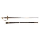 A British 1796 pattern Infantry Officer's sword,