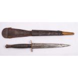 A Fairbairn Sykes Third Pattern Fighting knife,