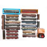 Airfix and other HO/OO gauge. A mixed collection of passenger coaches.