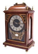 Balthazard a French Victorian bracket clock the eight-day duration movement striking the hours and