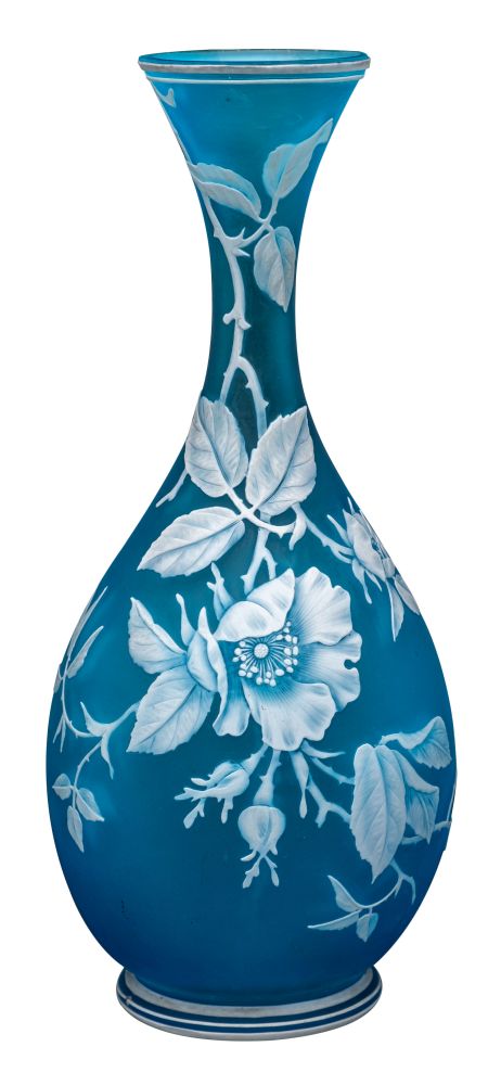 A Stourbridge cameo glass bottle vase, - Image 2 of 2