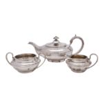 A William IV silver teapot, maker Joseph Angell I,