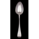 An Exeter Silver Geo III Table Spoon by William Woodman Ex 1825,