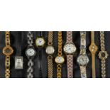 A collection of ten dress wristwatches, including amongst others, a Citron,
