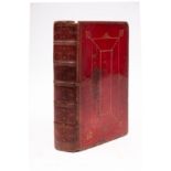COMMON PRAYER - Engraved plates, attractive contemporary crimson morocco, slightly worn on spine,