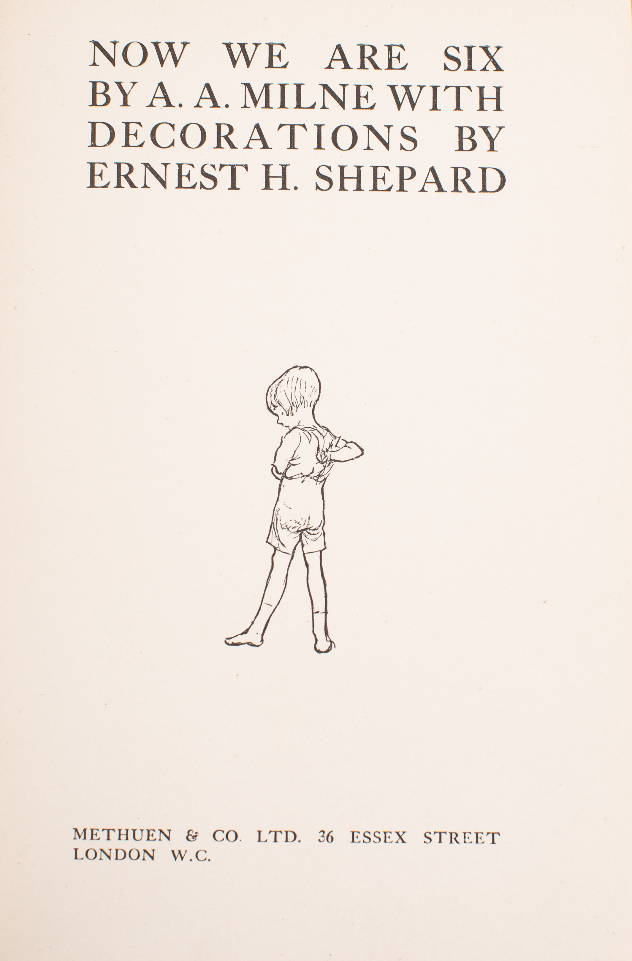 MILNE, A. A - Now We Are Six : illustrated by Ernest H. Shephard. - Image 2 of 3