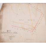 MANUSCRIPT CORNISH MINING PLAN : " Plan of Western Union Mine.