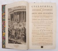 CHAMBERS, E & REES, Abraham - Cyclopaedia : or, an Universal Dictionary of Arts and Sciences ...