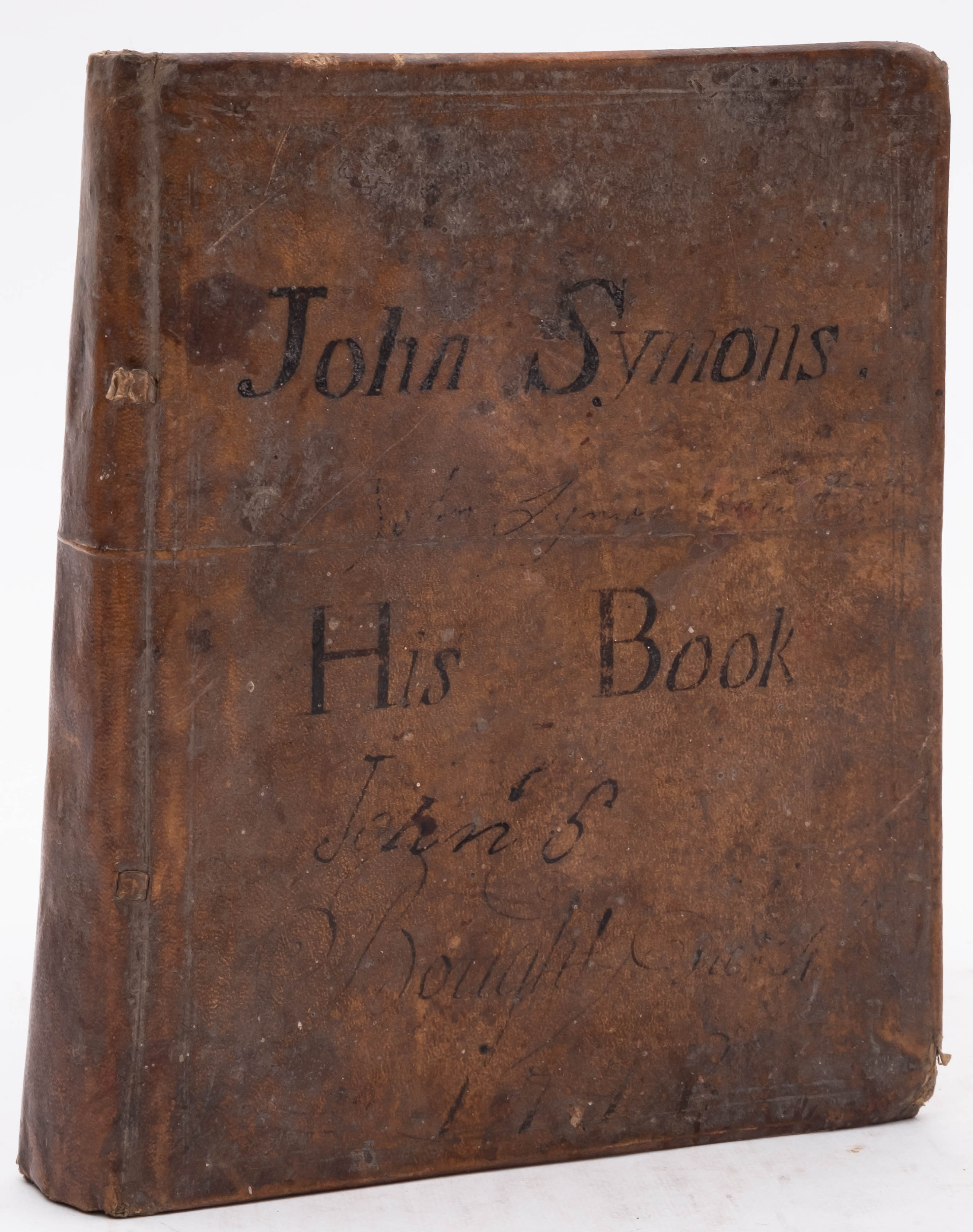 MANUSCRIPT - School Arithmetic book of 'John C. Symons His Book 1772.' 240 pages. - Image 2 of 3