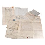 INDENTURES: a collection of seven (five on vellum) legal documents appertaining to Wood Green