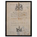 PASSPORT: " We Edward Henry Stanley, Earl of Derby ...