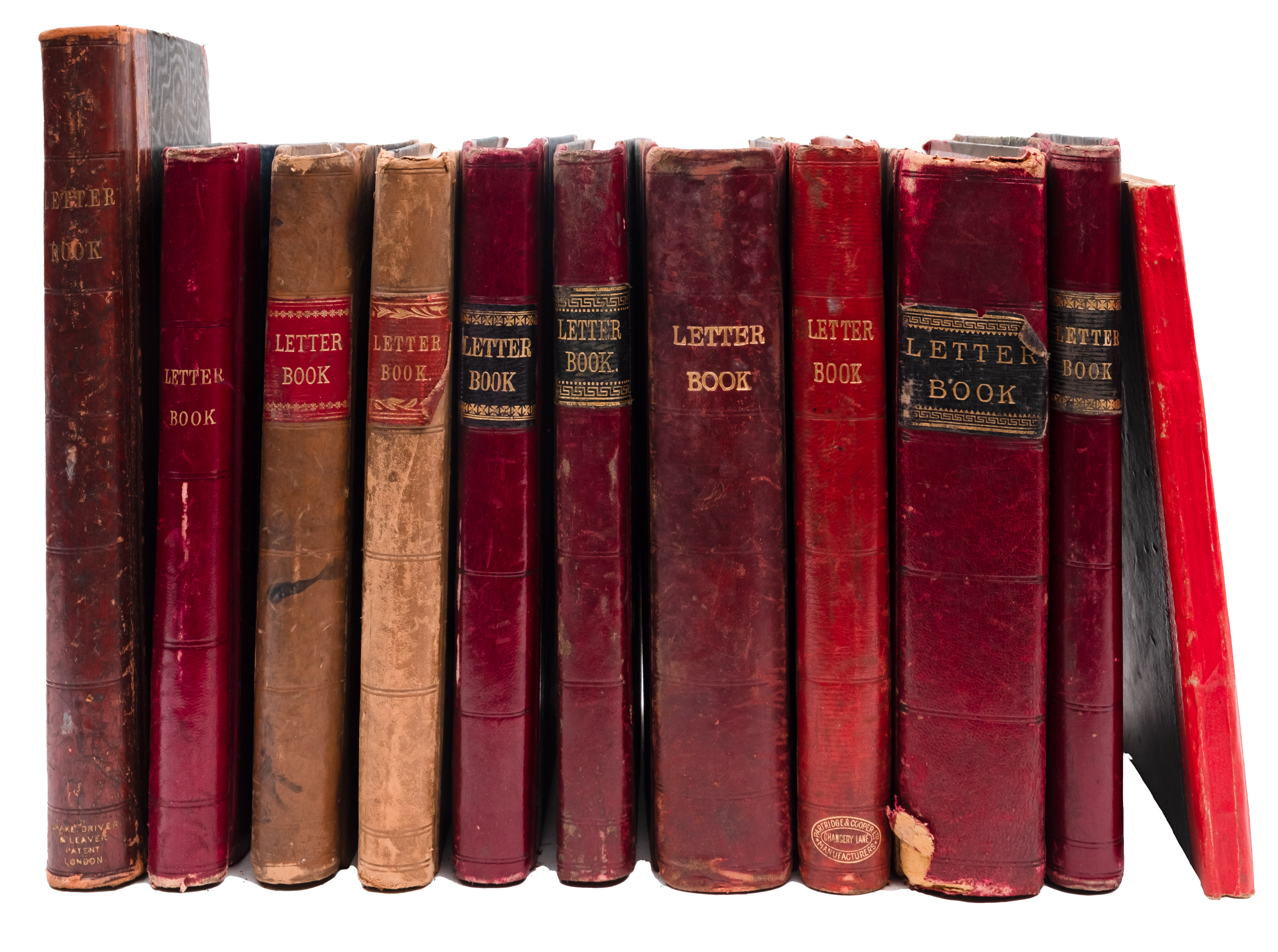 LETTER BOOKS : Twelve manuscript copy ledgers kept by Henry J. Liggins, Solicitor of Ealing.