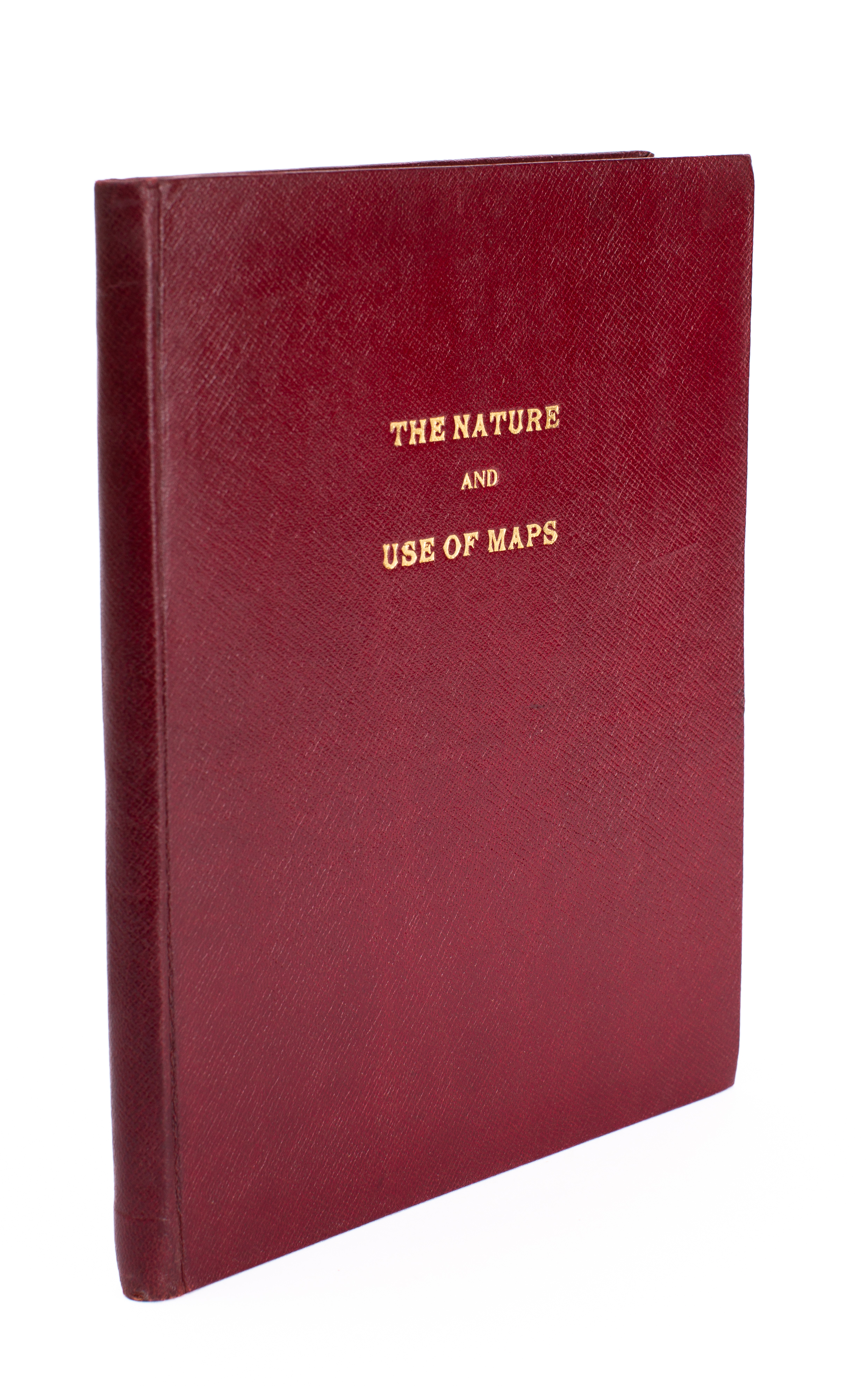 EDUCATIONAL MANUSCRIPT : " The Nature and Use of Maps." 67 pages of text and illustrations.