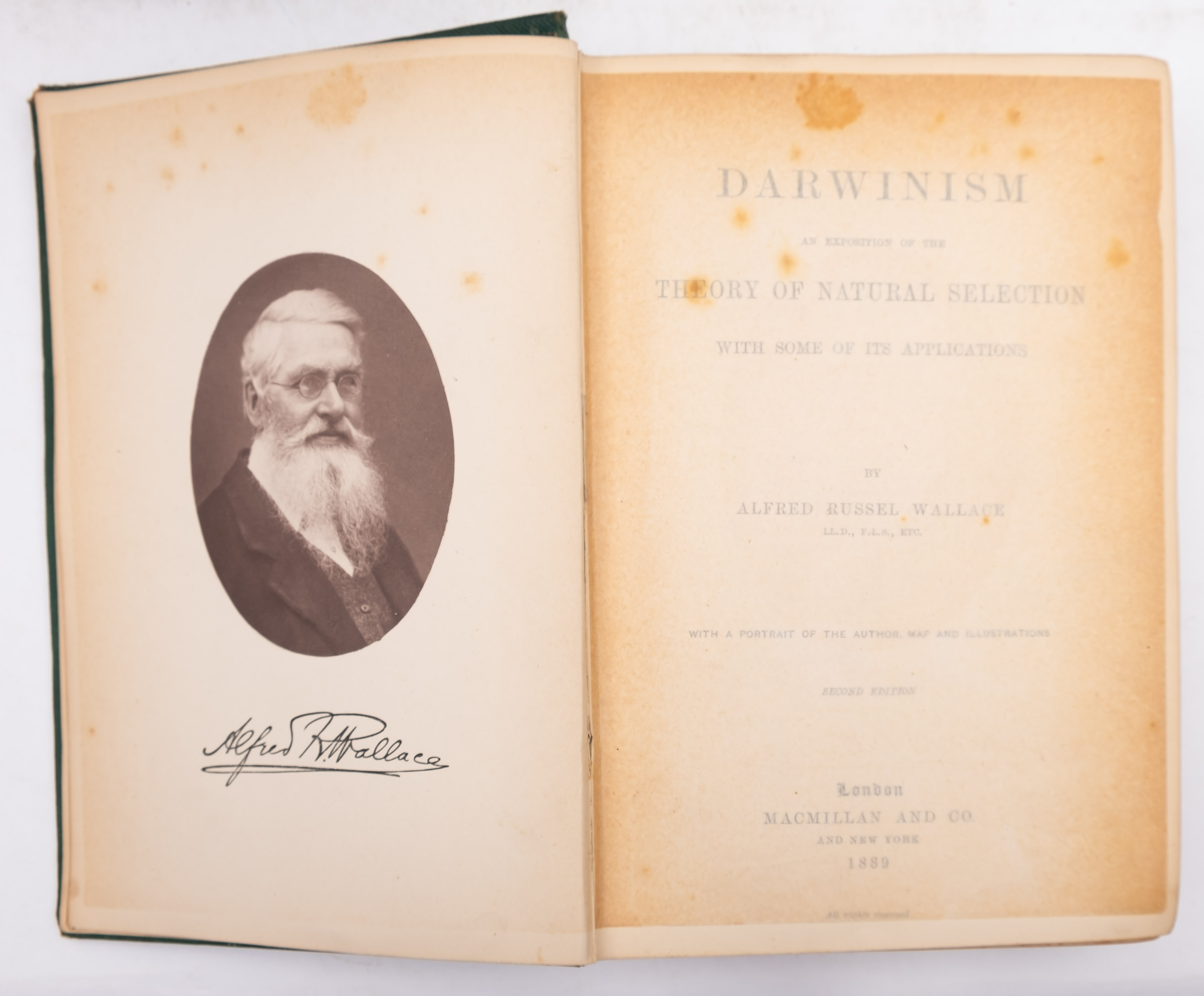 WALLACE, Alfred Russel - My Life A Record of Events and Opinions, 2 vols. - Image 2 of 2
