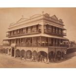 CEYLON/SRI LANKA: Late 19th century photograph album containing 14 larger size photographs (255 x