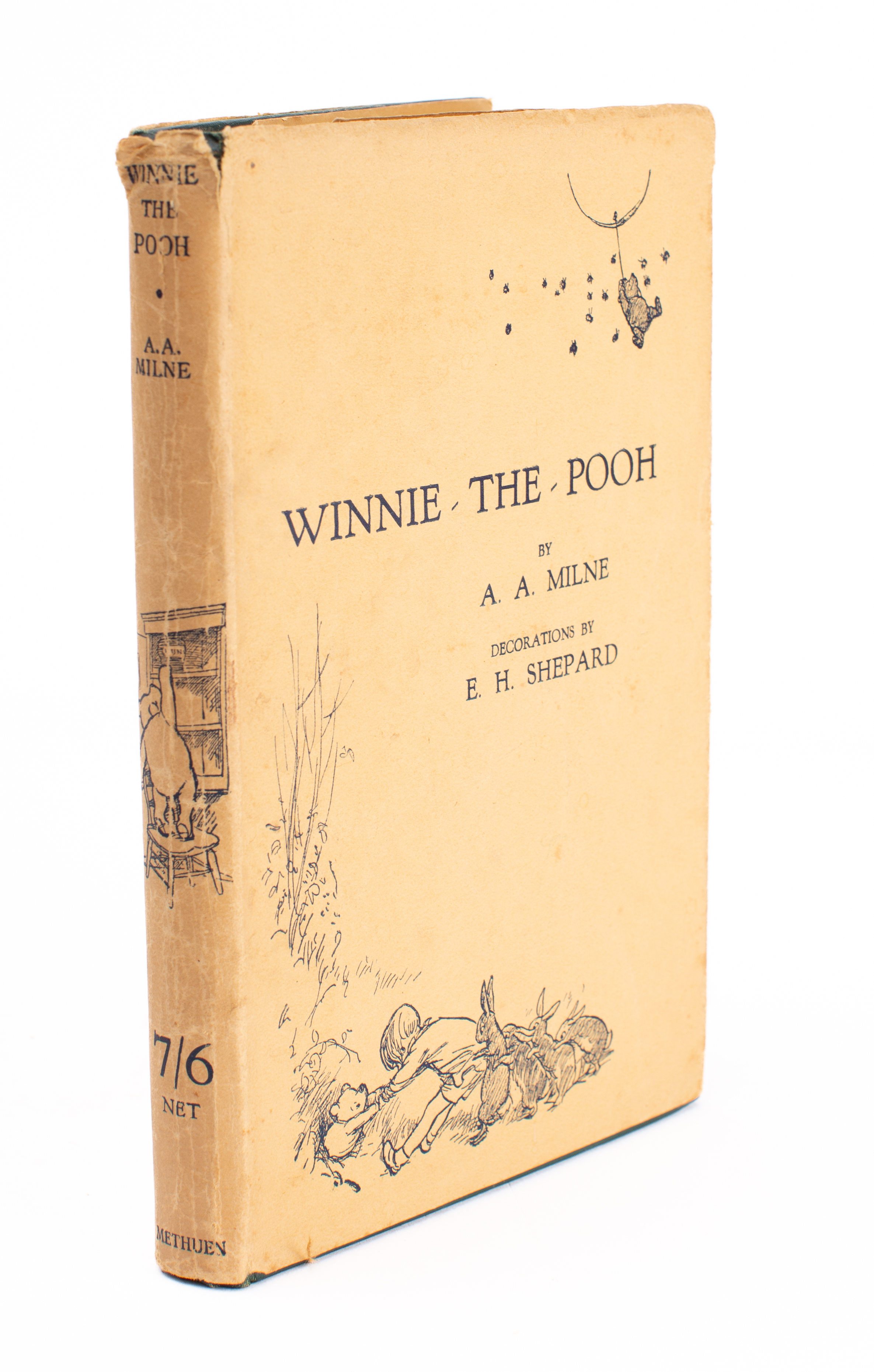 MILNE, A. A, - Winnie The Pooh : illustrated by Ernest H. Shepard.