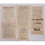 EXETER BROADSIDES - A Collection of Exeter election handbills 1780 onwards,