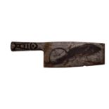 A Chinese steel fish knife,