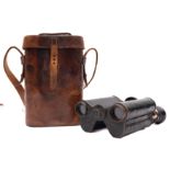 A pair of Ross Prisim Binoculars, formerly the property of Herbert Stewart,