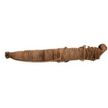 A late 19th /early 20th century English sailor's tobacco prique: 40cm long.