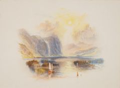 After Joseph Mallord William Turner (British, 1775-1851) Vignette Drawings,