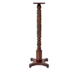 A Victorian mahogany torchere stand,