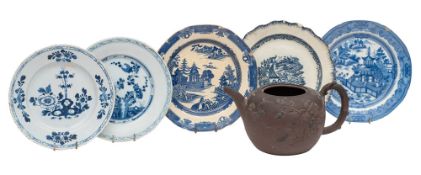 A group of miscellaneous English pottery,