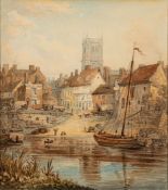 Henry Bryan Ziegler (British, 1798-1874) View of the River Severn, Worcester,