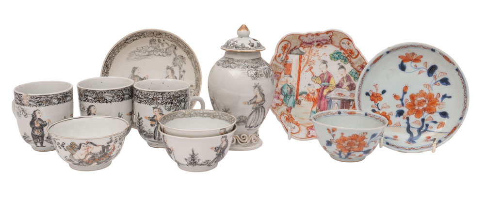 A Chinese 'European Subject' part coffee and tea service,