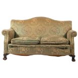 An upholstered suite of seat furniture,