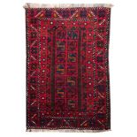 An Afghan Turkoman rug,