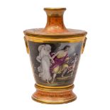 A Chamberlain-Worcester jardiniere/root pot in three parts,