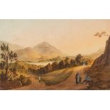 British School (19th Century) 'Saddleback & Keswick from Hethersgill';