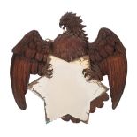 A late 19th century French Japonisme eagle mirror, attributed to Gabriel Viardot (1830-1906),