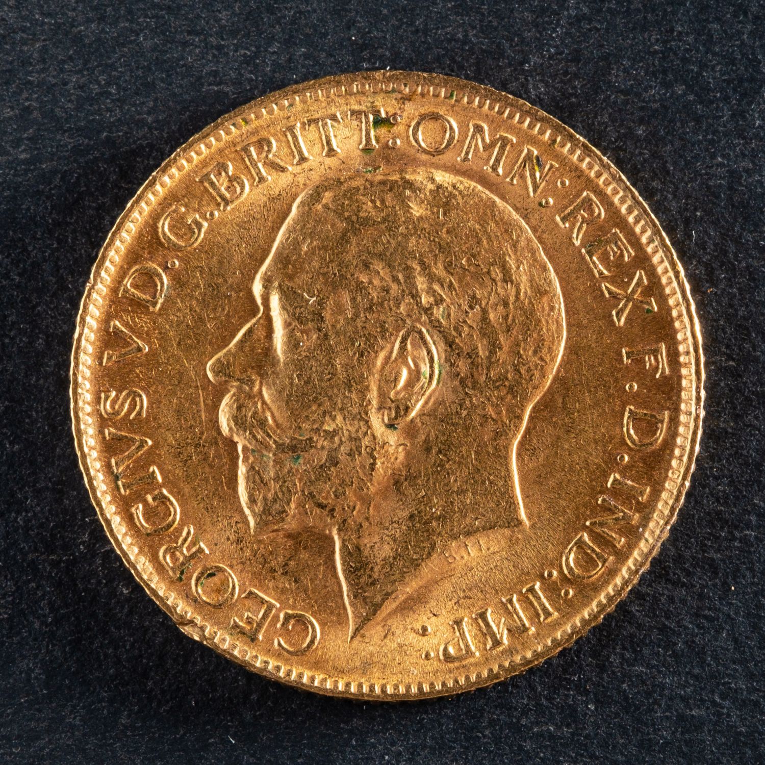 A George V gold sovereign coin, dated 1912, diameter ca. 22mms, total weight ca. 8gms. - Image 2 of 2