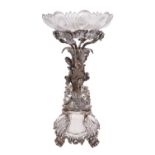 A large George IV silver table centrepiece, Robinson, Edkins and Aston, Birmingham, 1826,