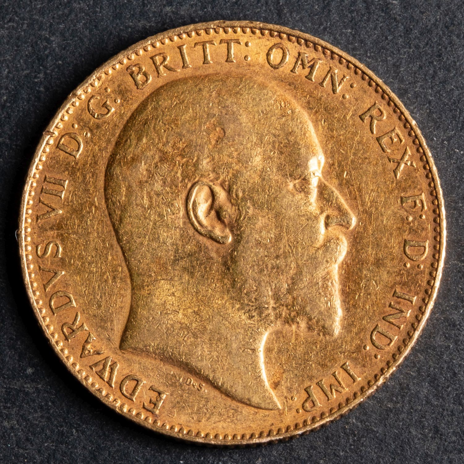 A 1906 Edwardian Gold Sovereign of Perth Mint. - Image 2 of 2