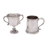 A George V silver mug, William Neale & Son Ltd Birmingham, 1931, of plain form,