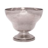 A George II silver footed bowl, maker John Swift.