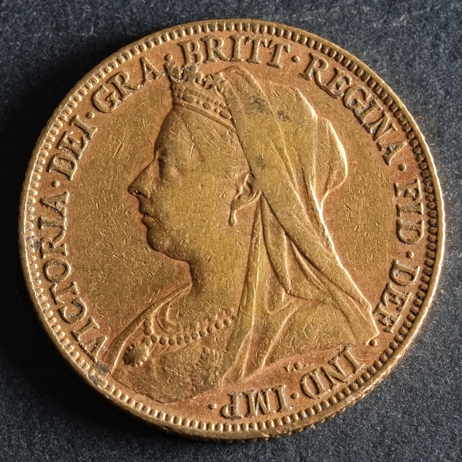 An 1898 Victorian Gold Sovereign of Melbourne Mint. - Image 2 of 2