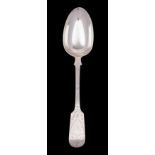 A Victorian silver Jersey tablespoon, maker JPG (probably J.