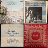 A six LP Box Set of Mozart Piano and Violin Sonatas;