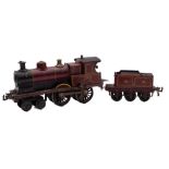 Bing O gauge 4-4-0 locomotive and tender MR (Midlands Railway) No.