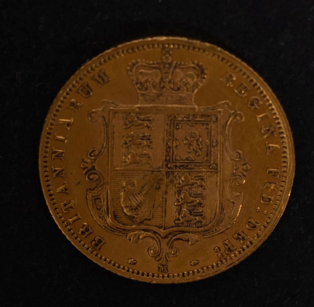 A Victorian half sovereign 1877. - Image 2 of 2