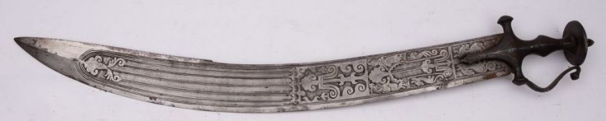 A 19th-century 'execution' sword Tulwar,