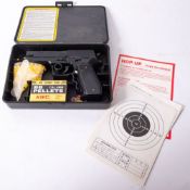 A Kien Well (Taiwan) Sig Saver P226 Airsoft 6mm BB Gun, together with instructions in original case.